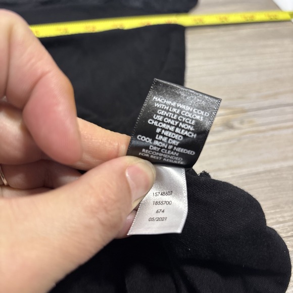 Torrid 1 Black Lace Shoulders Sleeves Keyhole Back Swing Top Shirt Whimsy Goth - Picture 10 of 10